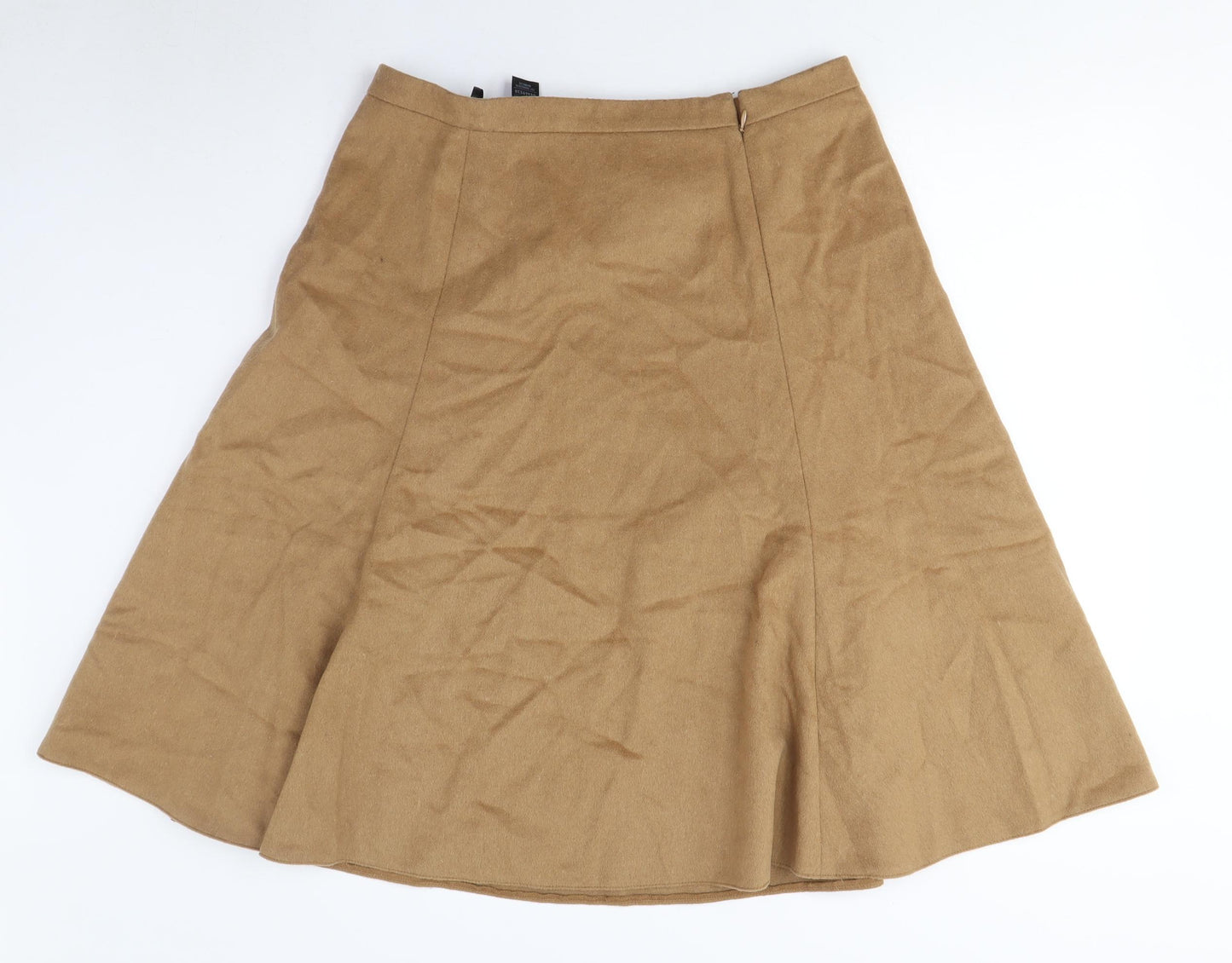 Marks and Spencer Beige A-Line Women's Skirt - M