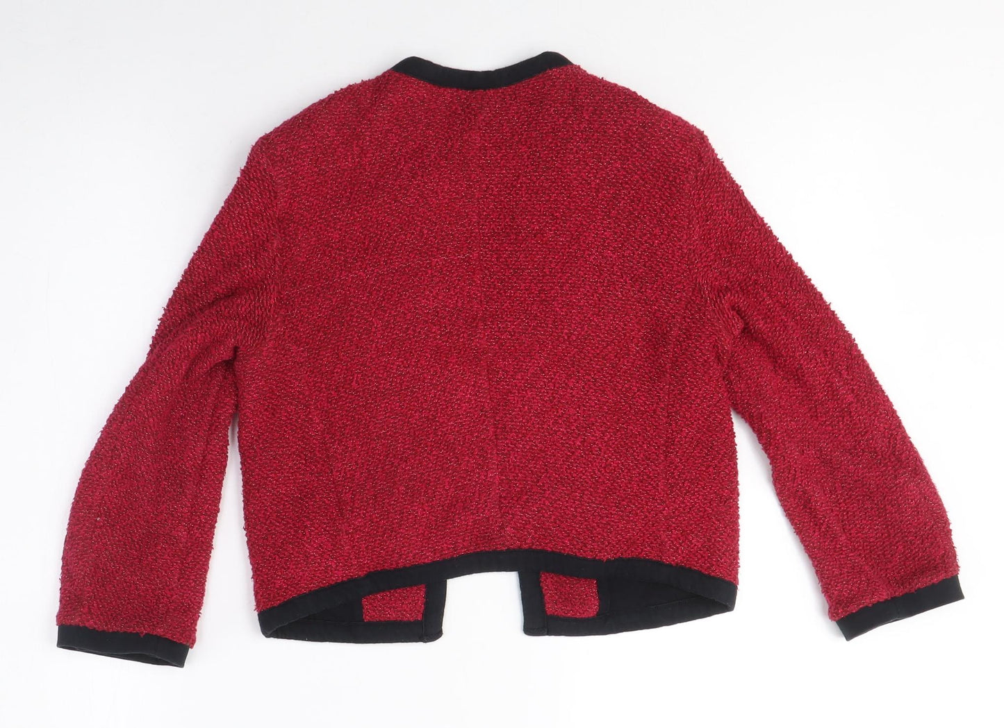 Topshop Women's Red Cardigan Size 8