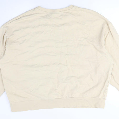 Weekend Collective Women's Beige Pullover Sweatshirt L