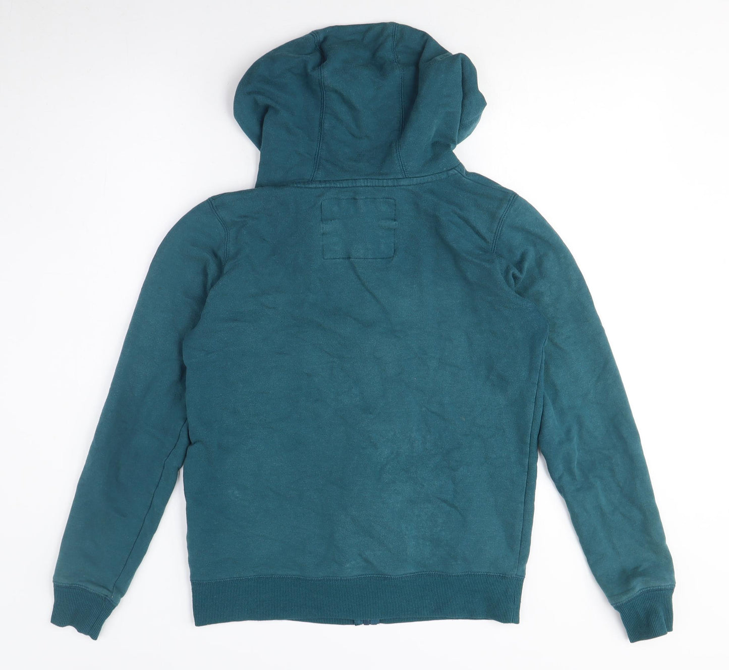 Teal Women’s Full Zip Hoodie Jacket 100% Cotton M