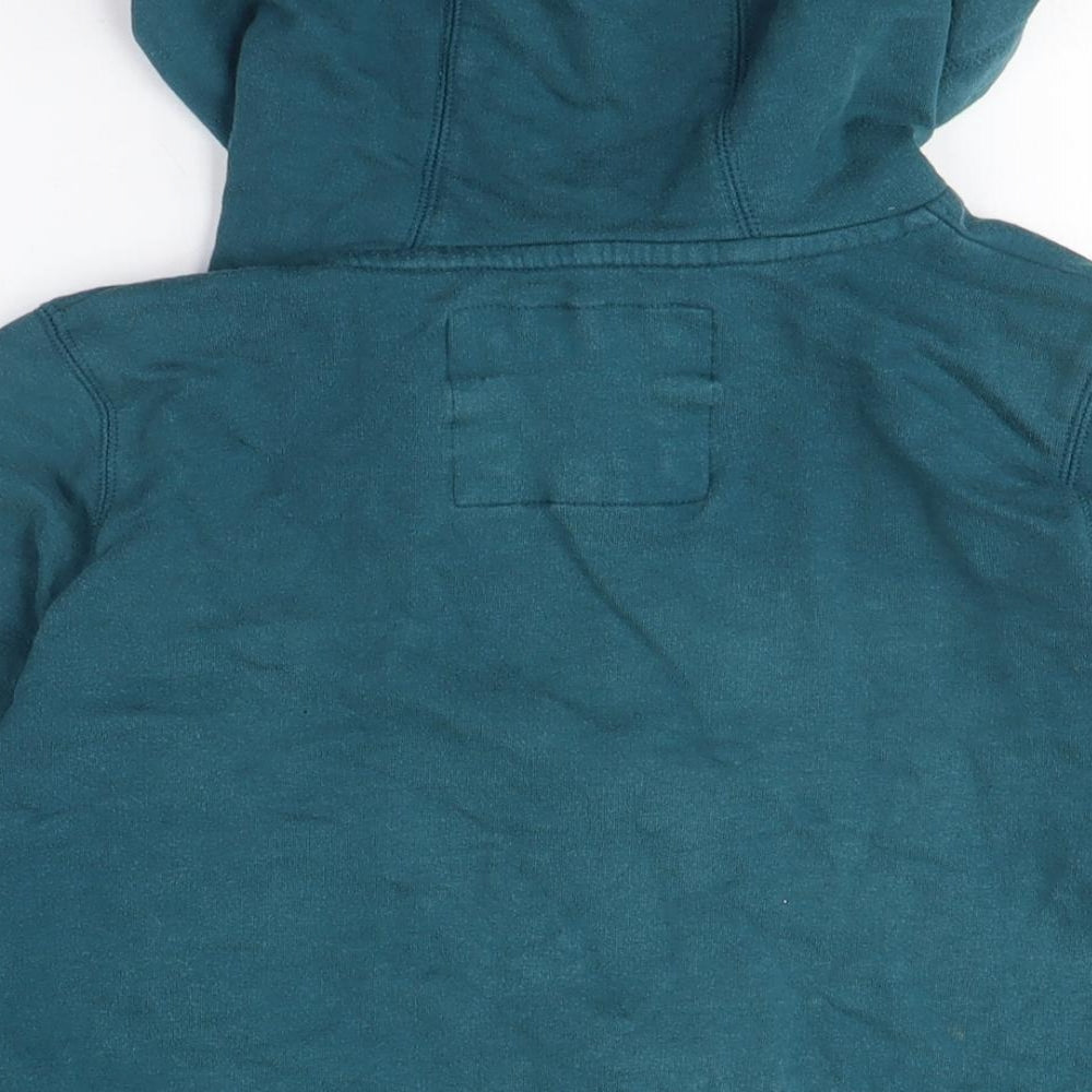 Teal Women’s Full Zip Hoodie Jacket 100% Cotton M