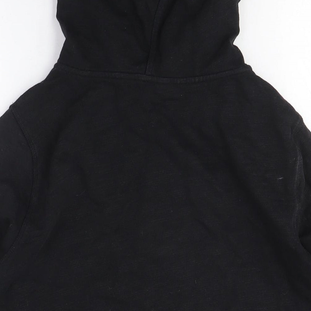 Marks and Spencer Women's Black Full Zip Hoodie, Size L