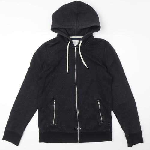 Next Unisex Black Full Zip Hoodie M