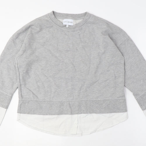 Next Women’s Grey Petite Pullover Sweatshirt - Size 10