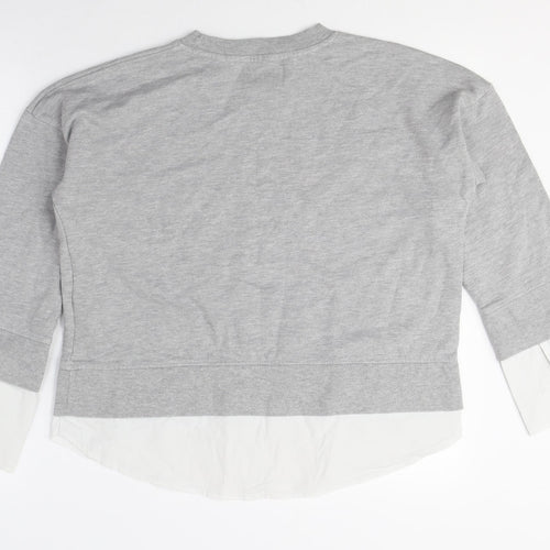 Next Women’s Grey Petite Pullover Sweatshirt - Size 10