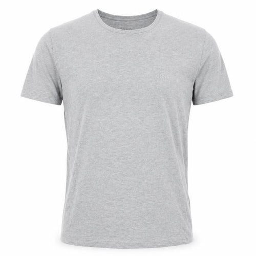 Boss Mens Grey Cotton Blend T-Shirt Size M Round Neck