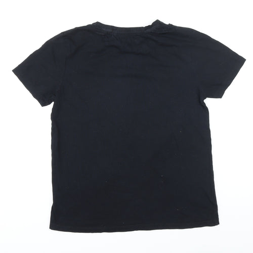Star Wars Boys Black 100% Cotton Basic T-Shirt Size XL Round Neck - Star Wars