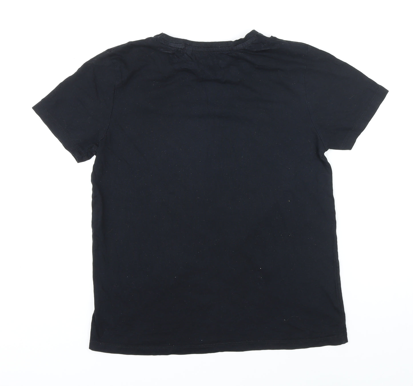 Star Wars Boys Black 100% Cotton Basic T-Shirt Size XL Round Neck - Star Wars