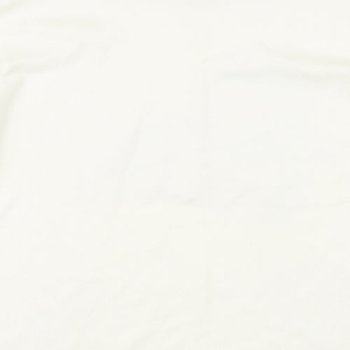 Etam Womens Ivory 100% Cotton Basic T-Shirt Size 18 Boat Neck - Cats