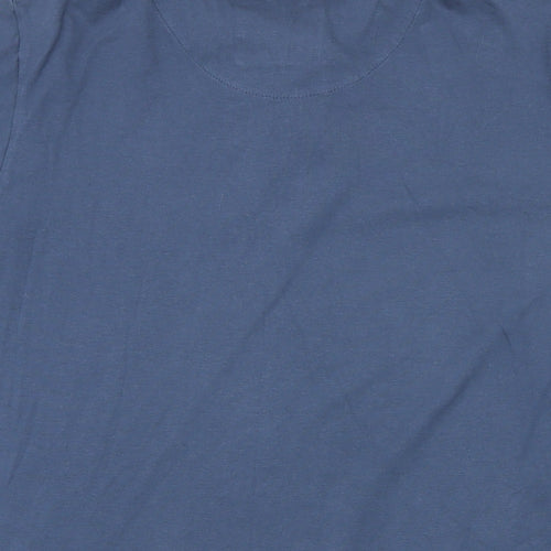 Smith & Jones Mens Blue Cotton Polo Size XL Collared Button