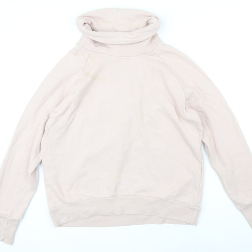 Crossley Womens Pink 100% Cotton Pullover Sweatshirt Size S