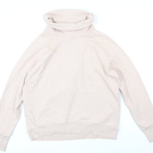 Crossley Womens Pink 100% Cotton Pullover Sweatshirt Size S