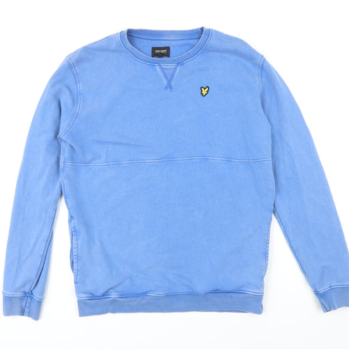Lyle & Scott Boys Blue 100% Cotton Pullover Sweatshirt Size 14-15 Years