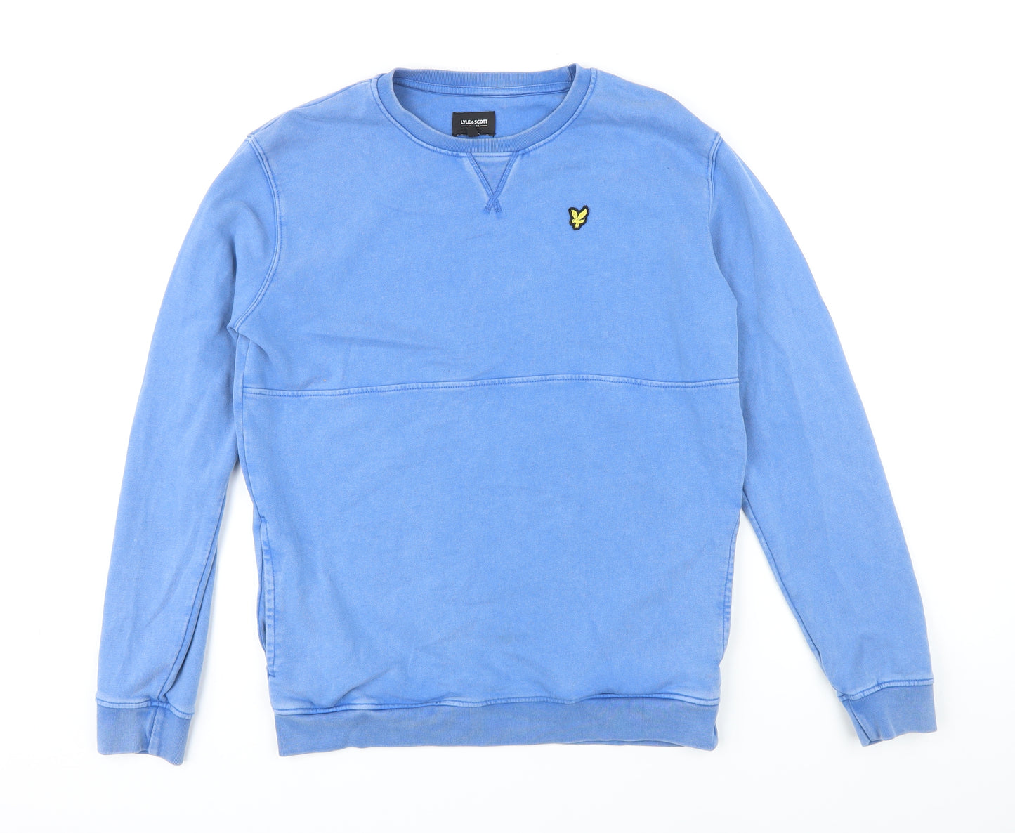 Lyle & Scott Boys Blue 100% Cotton Pullover Sweatshirt Size 14-15 Years