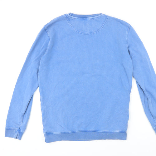 Lyle & Scott Boys Blue 100% Cotton Pullover Sweatshirt Size 14-15 Years