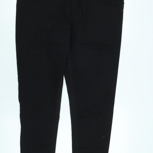 Marks and Spencer Womens Black Cotton Jegging Jeans Size 18 L29 in Regular