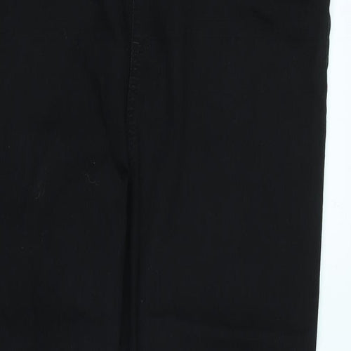 Marks and Spencer Womens Black Cotton Jegging Jeans Size 18 L29 in Regular