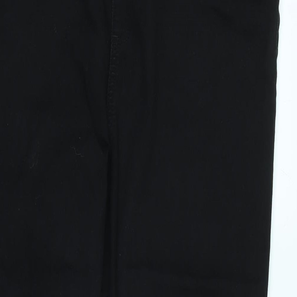 Marks and Spencer Womens Black Cotton Jegging Jeans Size 18 L29 in Regular