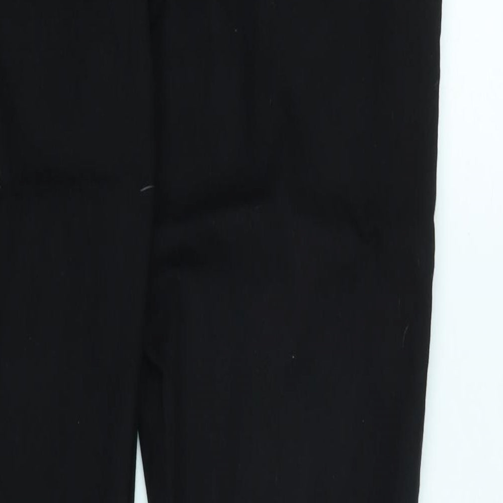 Marks and Spencer Womens Black Cotton Jegging Jeans Size 18 L29 in Regular