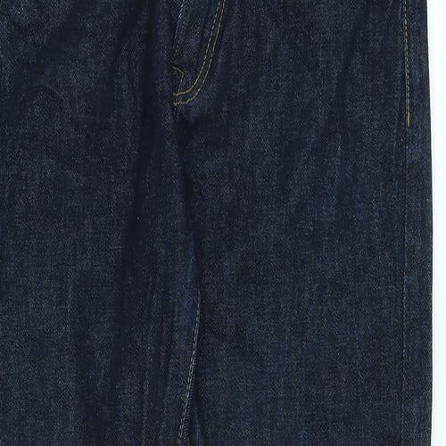 Gap Mens Blue Cotton Blend Straight Jeans Size 31 in L29 in Regular Zip