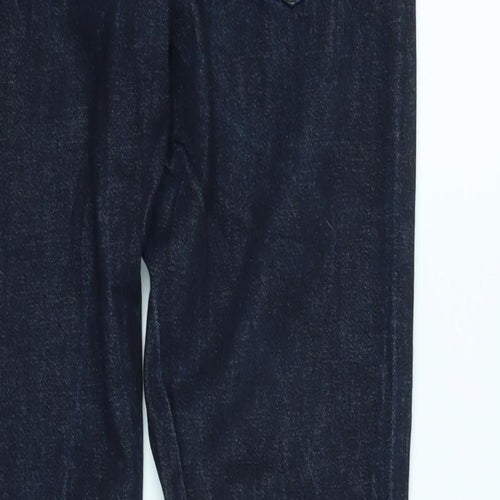 Gap Mens Blue Cotton Blend Straight Jeans Size 31 in L29 in Regular Zip