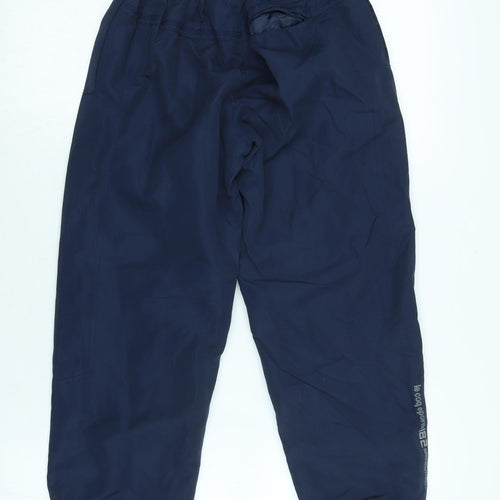 le coq sportif Boys Blue Polyester Jogger Trousers Size 6-7 Years L23 in Regular