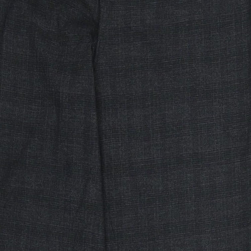 CC Womens Grey Cotton Trousers Size 14 L29 in Regular Zip