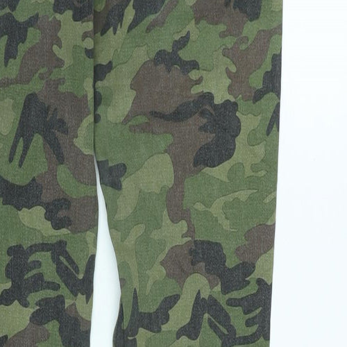 Tripp Womens Multicoloured Camouflage Cotton Blend Tapered Jeans Size 30 in L32 in Regular Zip