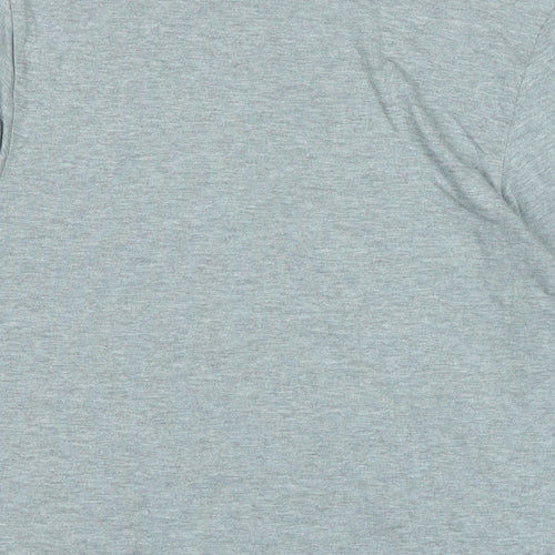 Autograph Womens Grey Cotton Basic T-Shirt Size L Crew Neck