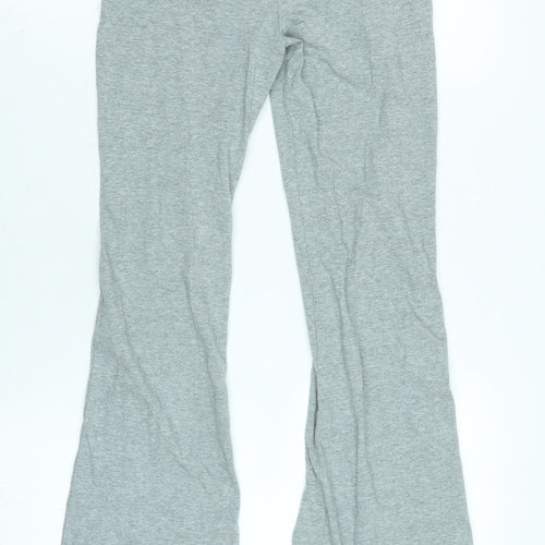 Cotton On Womens Grey Cotton Trousers Size S L31 in Regular