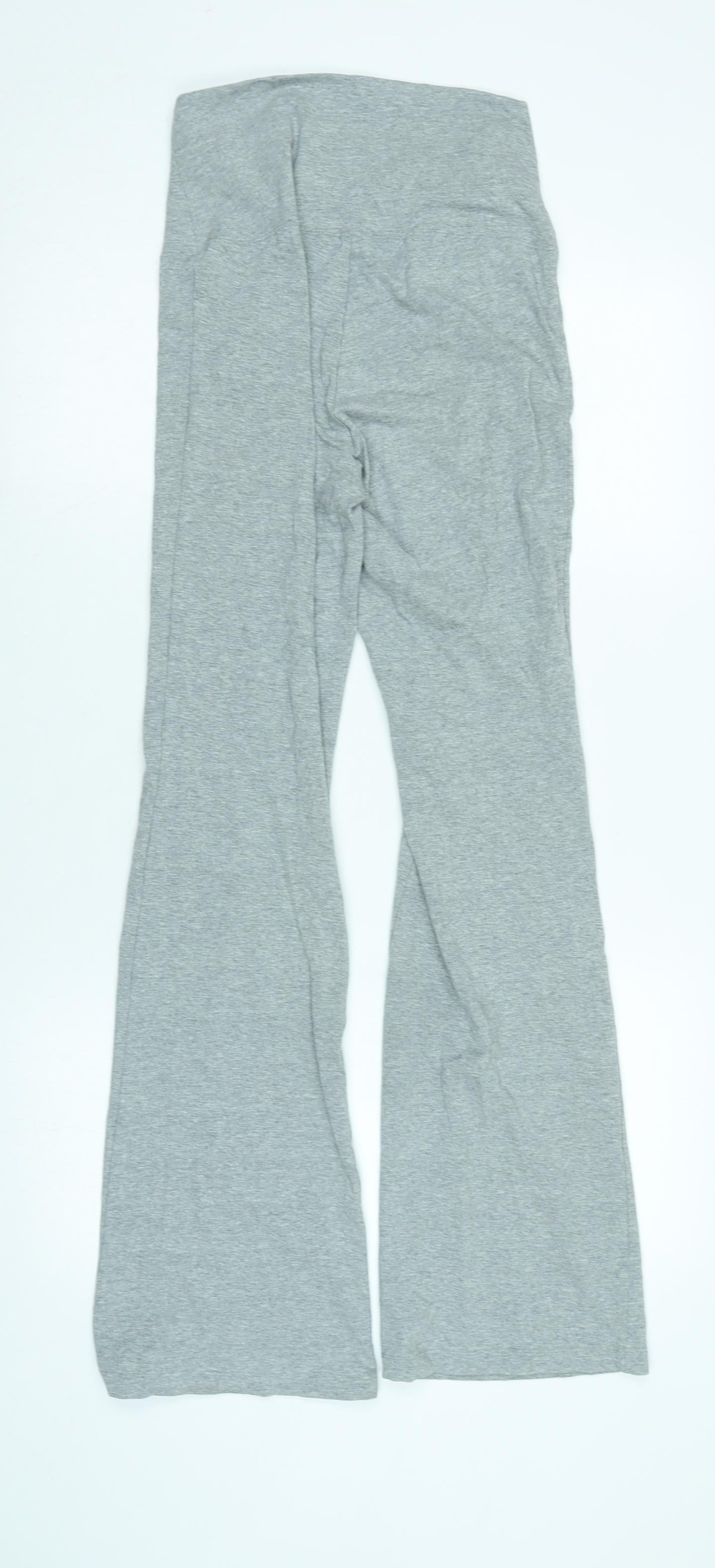 Cotton On Womens Grey Cotton Trousers Size S L31 in Regular