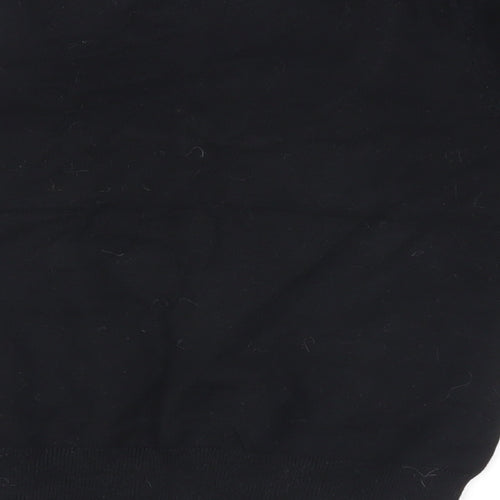 Dorothy Perkins Womens Black Scoop Neck Viscose Pullover Jumper Size 12
