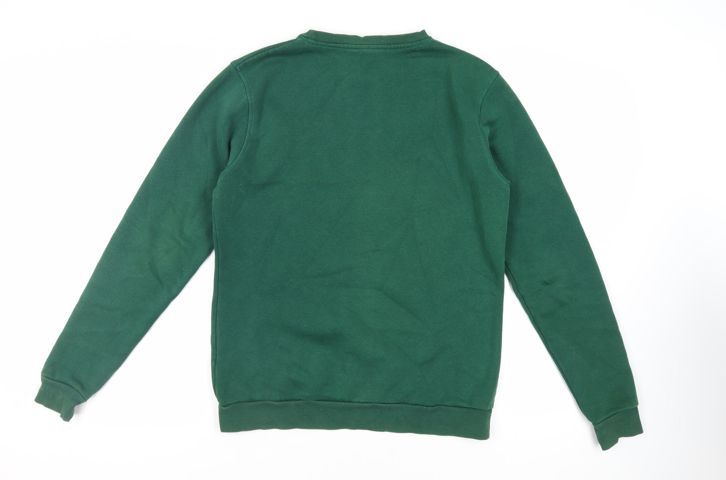 ellesse Mens Green Cotton Pullover Sweatshirt Size M - Logo