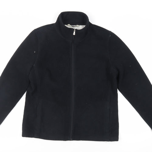 B.C. Clothing Womens Black Jacket Size M Zip - Zipped Pockets