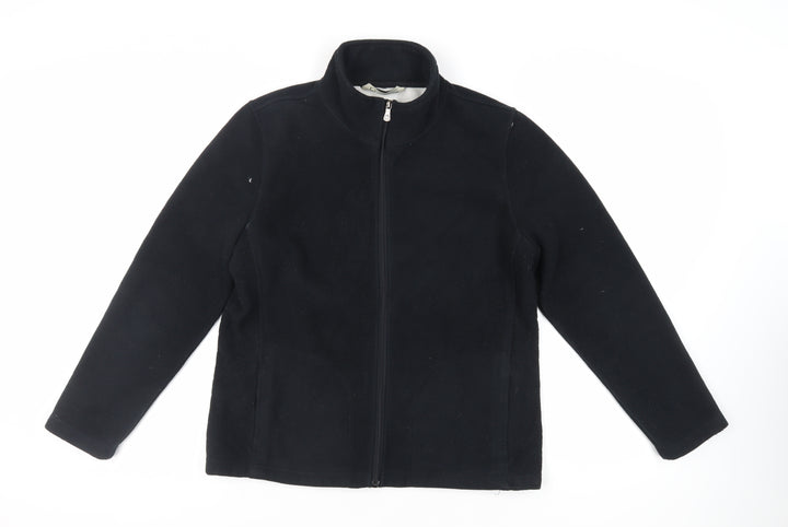 B.C. Clothing Womens Black Jacket Size M Zip - Zipped Pockets