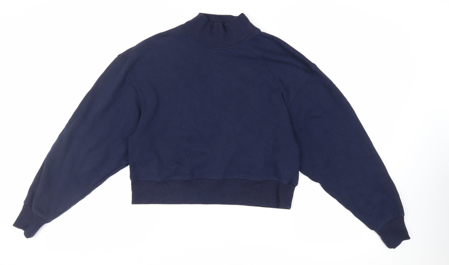 GOODMOVE Womens Blue Cotton Pullover Sweatshirt Size 10 Pullover