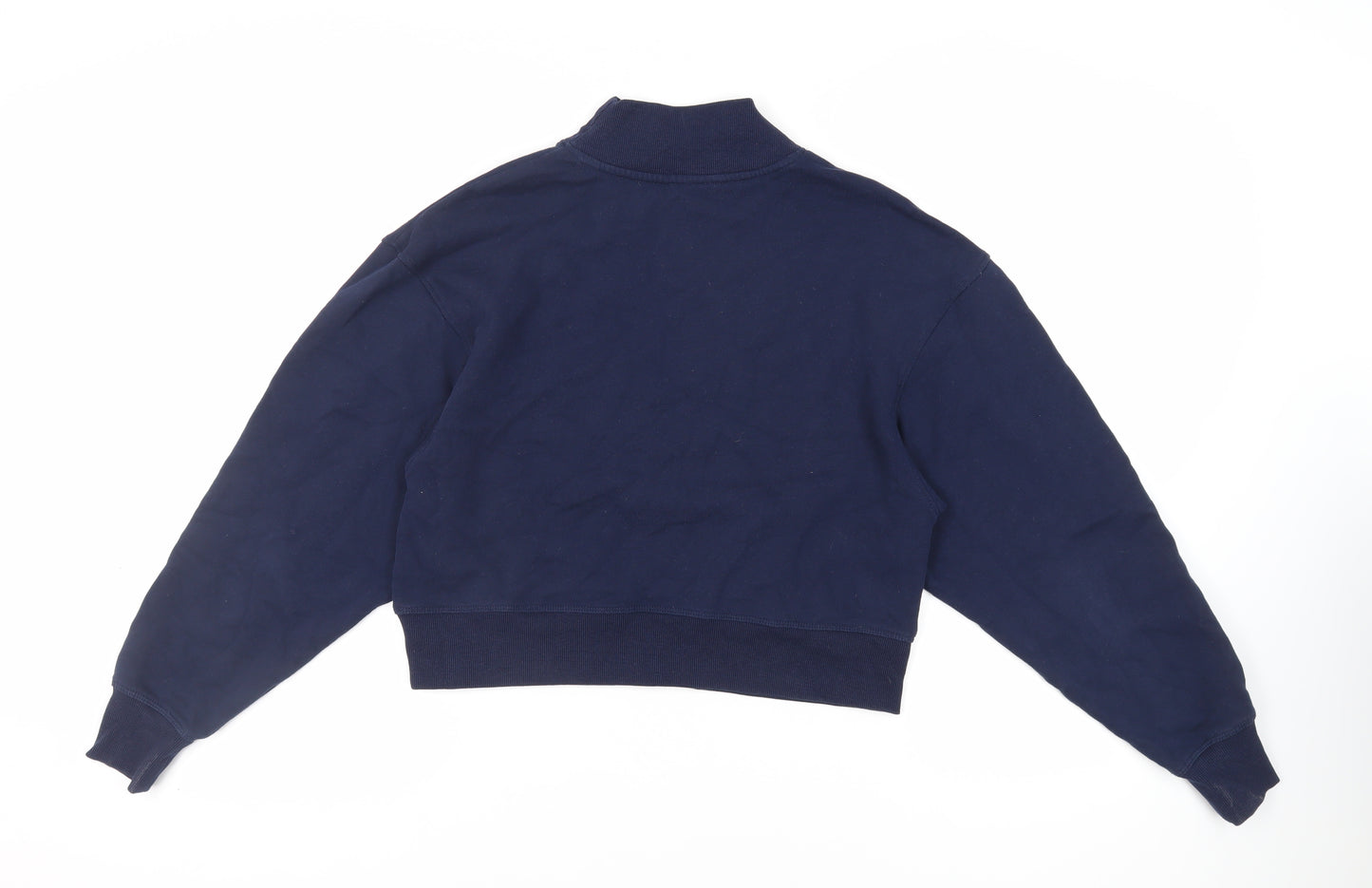 GOODMOVE Womens Blue Cotton Pullover Sweatshirt Size 10 Pullover