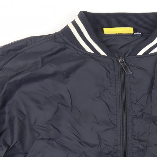 Slam Dunk Mens Blue Varsity Jacket Jacket Size M Zip