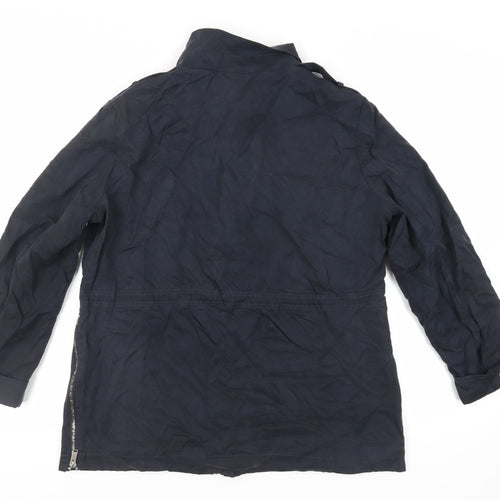 Mint Velvet Womens Black Jacket Size 14 Zip