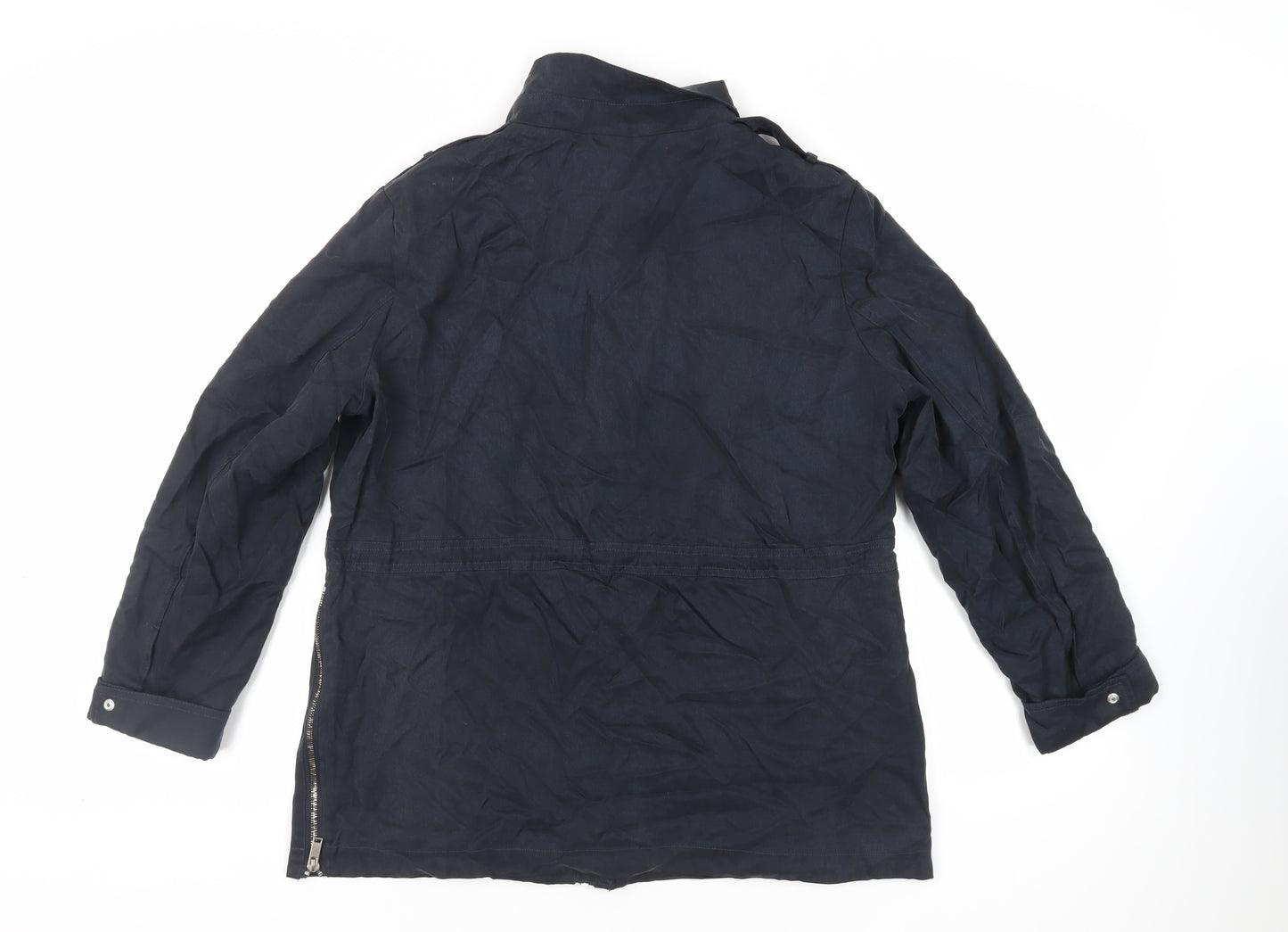 Mint Velvet Womens Black Jacket Size 14 Zip