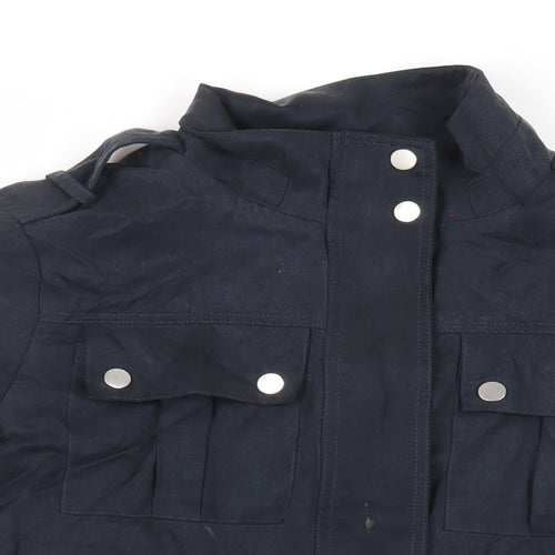 Mint Velvet Womens Black Jacket Size 14 Zip