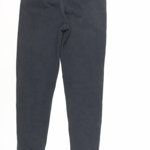 NEXT Boys Grey Cotton Jogger Trousers Size 10 Years Regular Drawstring - Adjustable Waist