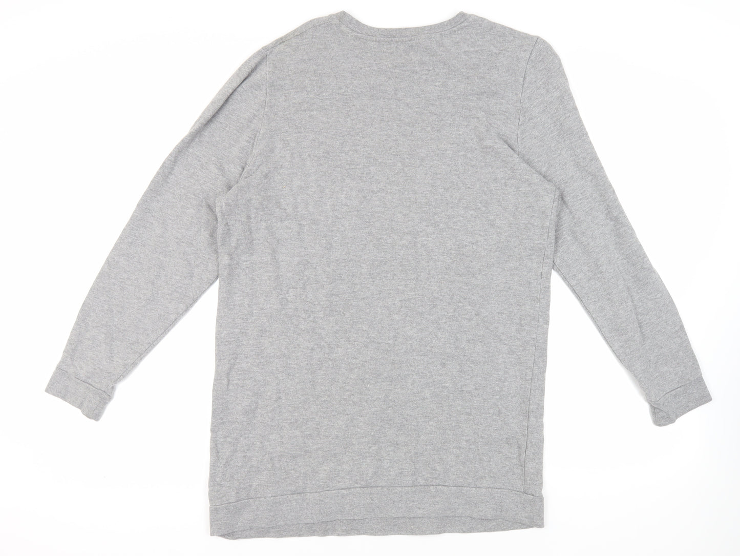 ASOS Womens Grey Cotton Pullover Sweatshirt Size L Pullover