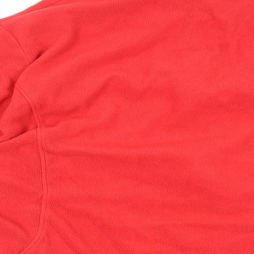 Marks and Spencer Womens Red Jacket Size 22 Zip - Zipped Pockets