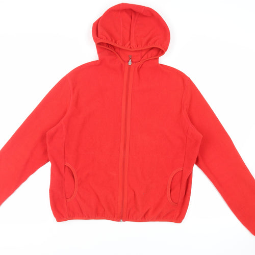 NEXT Womens Red Jacket Size 16 Zip - Pockets