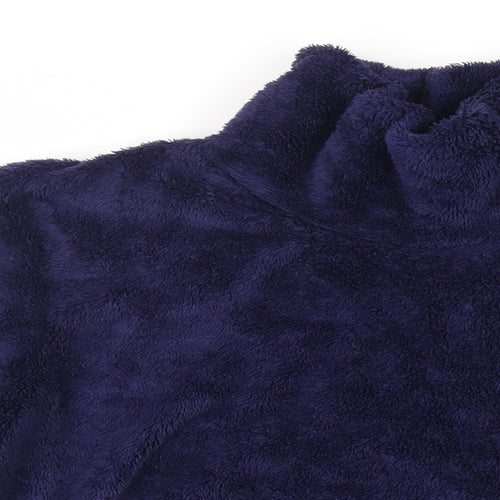 Marks and Spencer Womens Blue Polyester Pullover Sweatshirt Size 14 Pullover - Pockets
