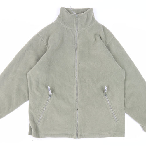 Neutral Territory Mens Green Jacket Size M Zip - Zipped Pockets
