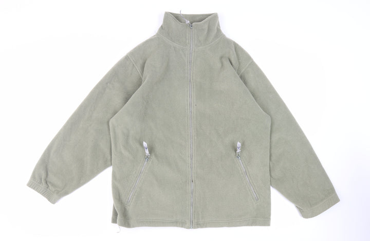 Neutral Territory Mens Green Jacket Size M Zip - Zipped Pockets