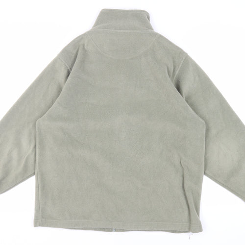 Neutral Territory Mens Green Jacket Size M Zip - Zipped Pockets