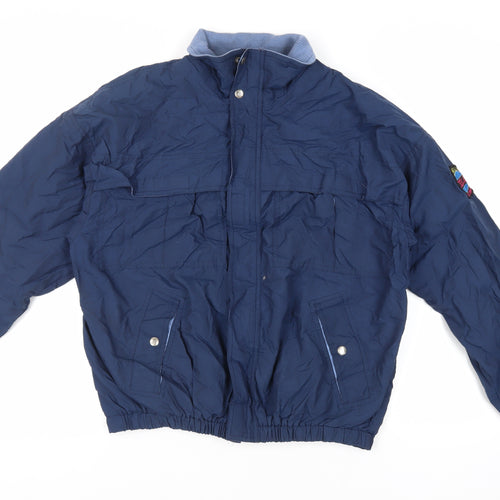 Odlo Mens Blue Jacket Size M Zip